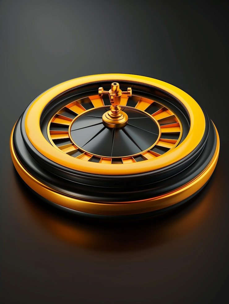 Tampilan live dealer studio dengan meja permainan dan antarmuka pemain